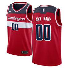 Load image into Gallery viewer, 00 - Men's Fanatics Branded Red Washington Wizards Fast Break Custom Replica Jersey - Icon Edition- Red