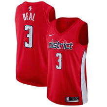 Load image into Gallery viewer, 03- Men's Nike Bradley Beal Red Washington Wizards 2018/19 Swingman Jersey – Earned Edition -Red