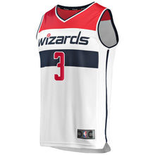 Load image into Gallery viewer, 03 - Men's Fanatics Branded Bradley Beal White Washington Wizards Fast Break Replica Jersey - Association Edition - White