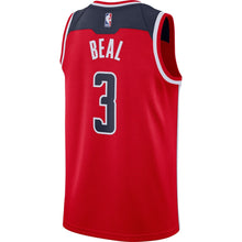 Load image into Gallery viewer, 03 - Men's Nike Bradley Beal Red Washington Wizards Swingman Jersey - Icon Edition-Red