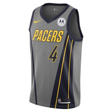 Load image into Gallery viewer, 04 - Victor Oladipo Indiana Pacers 18-19 City Edition Authentic Jersey - Grey