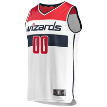 Load image into Gallery viewer, 00 - Youth Fanatics Branded White Washington Wizards Fast Break Custom Replica Jersey - Association Edition - White