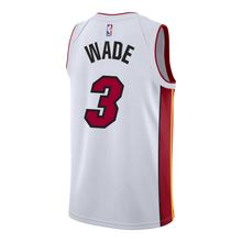 Load image into Gallery viewer, 03 - Dwyane Wade Nike Miami Heat Association White Swingman Jersey - White