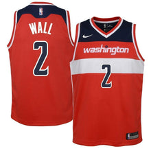 Load image into Gallery viewer, 02 - Youth Nike John Wall Red Washington Wizards Swingman Jersey - Icon Edition - Red