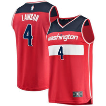 Load image into Gallery viewer, 04 - Youth Fanatics Branded Ty Lawson Red Washington Wizards Fast Break Player Jersey - Icon Edition - Red