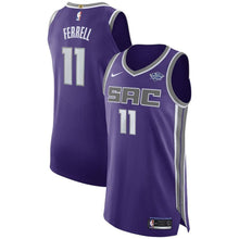Load image into Gallery viewer, 11 - Men's Nike Yogi Ferrell Purple Sacramento Kings Authentic Sponsor Patch Jersey – Icon Edition