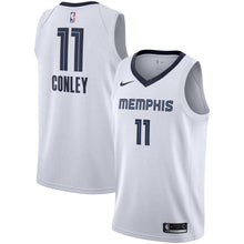 Load image into Gallery viewer, 11 - Men's Nike Mike Conley Memphis Grizzlies Swingman Jersey - Association Edition - White