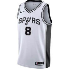 Load image into Gallery viewer, 8 - Mills San Antonio Spurs Men's Nike Custom Personalized Icon Swingman Jersey - White