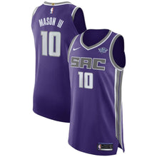 Load image into Gallery viewer, 10 - Men's Nike Tre Mason Purple Sacramento Kings Authentic Sponsor Patch Jersey – Icon Edition