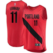 Load image into Gallery viewer, 11 - Meyers Leonard Portland Trail Blazers Fast Break Player Jersey - Statement Edition - Red