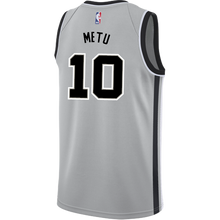 Load image into Gallery viewer, 10 - Metu San Antonio Spurs Men's Nike 2018-19 Statement Edition Swingman Personalized Jersey  - Grey