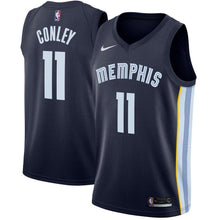 Load image into Gallery viewer, 11 - Men's Nike Mike Conley Memphis Grizzlies Swingman Jersey - Icon Edition - Navy