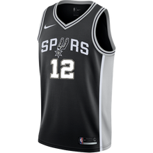 Load image into Gallery viewer, 12 - Aldridge San Antonio Spurs Men's Nike Custom Personalized Icon Swingman Jersey - Black