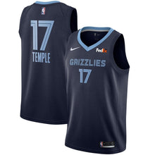 Load image into Gallery viewer, 17 - Men's Nike Garrett Temple Memphis Grizzlies Swingman Sponsor Patch Jersey – Icon Edition - Navy