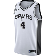Load image into Gallery viewer, 4 - White San Antonio Spurs Men's Nike Custom Personalized Icon Swingman Jersey - White