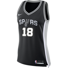Load image into Gallery viewer, 18 - Belinelli San Antonio Spurs Women's Nike Custom Personalized Icon Swingman Jersey - Black
