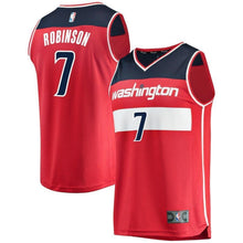 Load image into Gallery viewer, 07 - Youth Fanatics Branded Devin Robinson Red Washington Wizards Fast Break Player Jersey - Icon Edition - Red