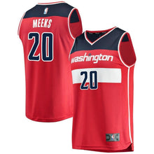 Load image into Gallery viewer, 20 - Youth Fanatics Branded Jodie Meeks Red Washington Wizards Fast Break Player Jersey - Icon Edition - Red