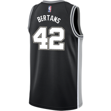Load image into Gallery viewer, 42 - Bertans San Antonio Spurs Men's Nike Custom Personalized Icon Swingman Jersey - Black
