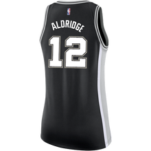 Load image into Gallery viewer, 12 - Aldridge San Antonio Spurs Women's Nike Custom Personalized Icon Swingman Jersey - Black