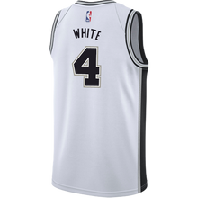 Load image into Gallery viewer, 4 - White San Antonio Spurs Men's Nike Custom Personalized Icon Swingman Jersey - White