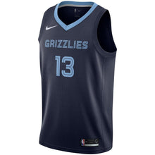 Load image into Gallery viewer, 13 - Men's Nike Jaren Jackson Memphis Grizzlies Swingman Team Jersey - Navy