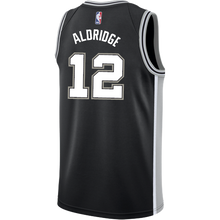 Load image into Gallery viewer, 12 - Aldridge San Antonio Spurs Men's Nike Custom Personalized Icon Swingman Jersey - Black