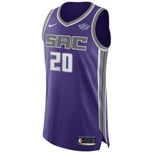 Load image into Gallery viewer, 20 - Men's Nike Harry Giles Purple Sacramento Kings Authentic Sponsor Patch Jersey – Icon Edition
