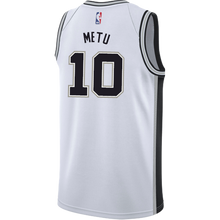Load image into Gallery viewer, 10 - Metu San Antonio Spurs Men's Nike Custom Personalized Icon Swingman Jersey - White