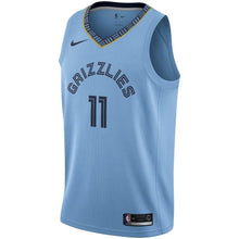 Load image into Gallery viewer, 11 - Men's Nike Mike Conley Light Memphis Grizzlies Replica Swingman Jersey - Statement Edition - Blue