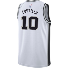 Load image into Gallery viewer, 10 - Costello San Antonio Spurs Men's Nike Custom Personalized Icon Swingman Jersey - White