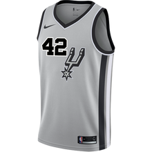 Load image into Gallery viewer, 42 - Bertans San Antonio Spurs Men's Nike 2018-19 Statement Edition Swingman Personalized Jersey  - Grey