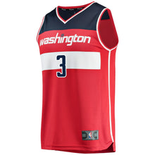Load image into Gallery viewer, 03 -Youth Fanatics Branded Bradley Beal Red Washington Wizards Fast Break Player Jersey - Icon Edition- Red