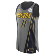 Load image into Gallery viewer, 11 - Domantas Sabonis Indiana Pacers 18-19 City Edition Swingman Jersey - Grey