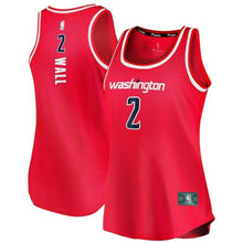 Load image into Gallery viewer, 02 - Women's Fanatics Branded John Wall Red Washington Wizards Fast Break Tank Jersey - Icon Edition - Red