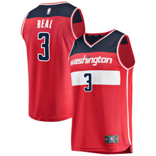 Load image into Gallery viewer, 03 -Youth Fanatics Branded Bradley Beal Red Washington Wizards Fast Break Player Jersey - Icon Edition- Red