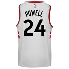 Load image into Gallery viewer, 24 - Raptors Adult Swingman Association Jersey - Powell - White