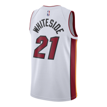 Load image into Gallery viewer, 21 - Hassan Whiteside Nike Miami Heat Association White Swingman Jersey - White