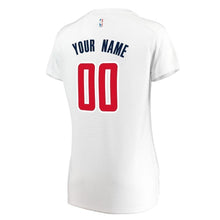 Load image into Gallery viewer, 00 - Women's Fanatics Branded White Washington Wizards Fast Break Custom Replica Jersey - Association Edition - White