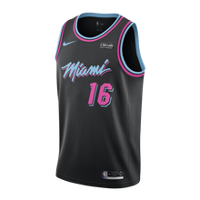 Load image into Gallery viewer, 16 - James Johnson Nike Miami Heat Vice Nights Swingman Jersey - Black