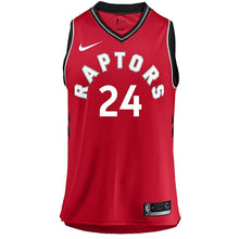 Load image into Gallery viewer, 24 - Raptors Ladies Swingman Icon Jersey - Powell - Red