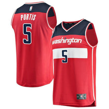 Load image into Gallery viewer, 05 - Youth Fanatics Branded Bobby Portis Red Washington Wizards Fast Break Replica Jersey - Icon Edition - Red