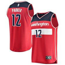 Load image into Gallery viewer, 12 - Youth Fanatics Branded Jabari Parker Red Washington Wizards Fast Break Replica Jersey - Icon Edition - Red