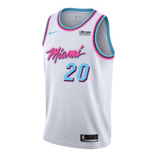 Load image into Gallery viewer, 20 - Justise Winslow Nike Miami Heat Vice Uniform City Edition Swingman Jersey - White