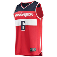 Load image into Gallery viewer, 06 - Men's Fanatics Branded Troy Brown Red Washington Wizards 2018 NBA Draft First Round Pick Fast Break Replica Jersey – Icon Edition - Red