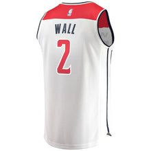 Load image into Gallery viewer, 02 - Men's Fanatics Branded John Wall White Washington Wizards Fast Break Replica Jersey - Association Edition - White