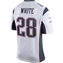 Load image into Gallery viewer, Nike James White #28 Game Jersey-White