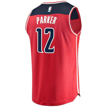 Load image into Gallery viewer, 12 - Men's Fanatics Branded Jabari Parker Red Washington Wizards Fast Break Replica Jersey – Icon Edition - Red