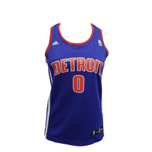 Load image into Gallery viewer, 0 - Detroit Pistons Adidas Women&#39;s Drummond Jersey - Blue