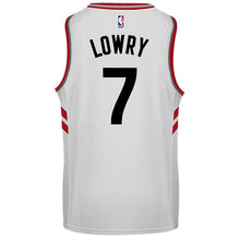 Load image into Gallery viewer, 07 - Raptors Adult Swingman Icon Jersey - Lowry - White